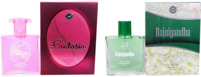 DSP Exotic Rajnigandhi and Fantasia Perfume Eau de Parfum - 200 ml(For Men & Women)