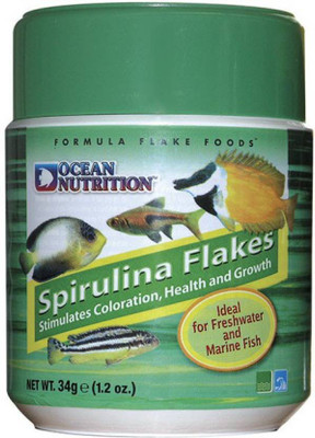 

ocean free spirulina flakes 34 g Dry Fish Food