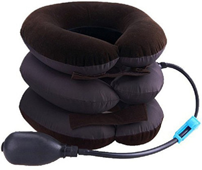 

selva front Three layers of inflatable all velvet cervical traction pillow Neck Pillow(multi)