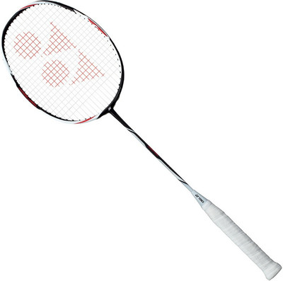 

Yonex DUORA Z STRIKE White Unstrung Badminton Racquet(G4 - 3.25 Inches, 85 g)