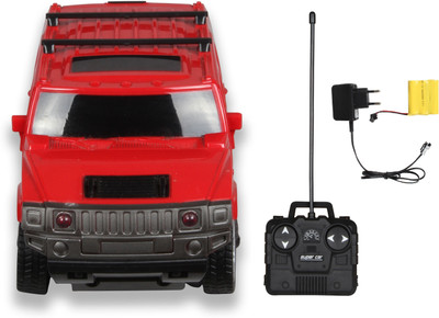 

Building Mart Sporty 1:24 Rechargeable 4CH RC Hummer Car with Headlight(Red)