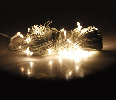 Ascension 85 LEDs 13 m White Steady String Rice Lights(Pack of 6)