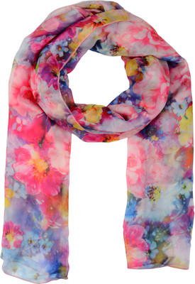The Ethnic Wears Printed Cotton Viscose Blend Women Scarf