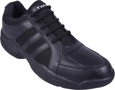 

Twin Boys Lace Running Shoes(Black