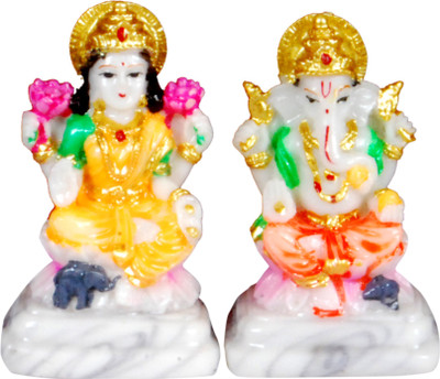 

SSM ssmpair01 Decorative Showpiece - 9.5 cm(Marble, Multicolor)