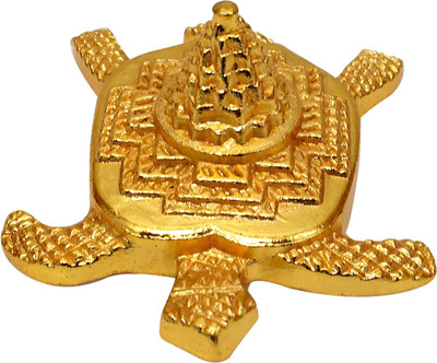 

Vastu Art Vastu / Fang Shui Meru Yantra Metal Decorative Showpiece - 3.5 cm(Alloy, Gold)