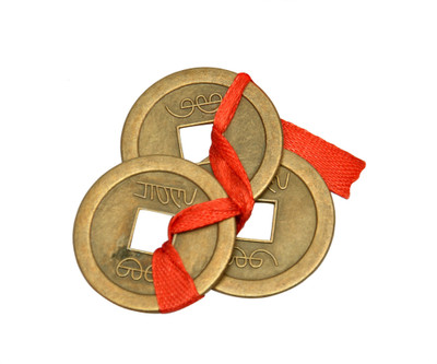 

Vastu Art Vastu / Fengshui / 3 Lucky Coin Set Decorative Showpiece - 3 cm(Alloy, Gold)