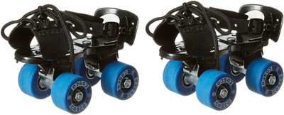 

Cosco Tenacity Super Jr. (16.5 - 19.5 cm) Age Group (3 - 6 Years) Quad Roller Skates - Size 8 - 11 UK(Blue)