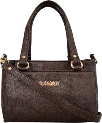 

Toteteca Bag Works Women Casual Brown PU Sling Bag