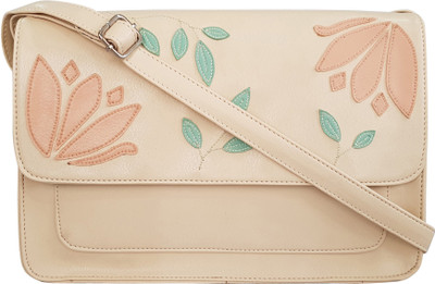 

Toteteca Bag Works Women Casual White PU Sling Bag