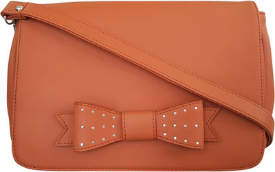 

Toteteca Bag Works Women Casual Tan PU Sling Bag