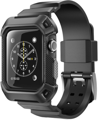 

SPARXON Watch Case with Strap Band 42mm- Black Smart Band Strap(Black)