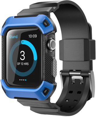 

SPARXON Watch Case with Strap Band 42mm- Blue Smart Band Strap(Blue)