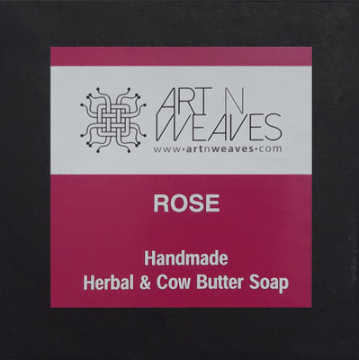 

artnweaves Cow Butter Herbal Soap Handmade Rose(100 g)