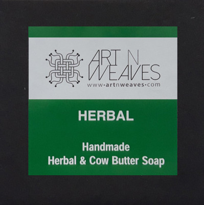 

artnweaves Cow Butter Herbal Soap Handmade(100 g)
