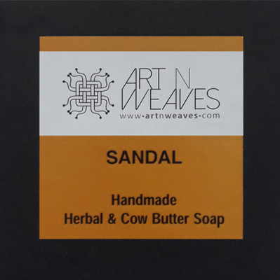 

artnweaves Cow Butter Herbal Soaps Handmade Sandal(100 g)