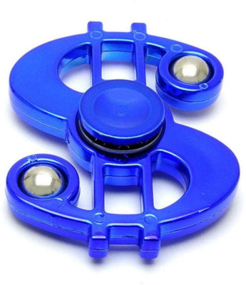 

S.Blaze 2 Gear Ball Blue Dollar Fidget Spinner Toy for Kids & Adults(Blue)