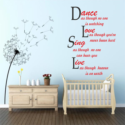 

Sophies  Dance Love Sing Live Vinyl Sticker Sticker(Pack of 1, Red