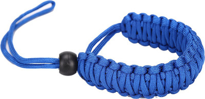 

Techlife Solutions Blue Color Braided Paracord Camera Adjustable Wrist Strap/ Wristband Strap(Blue)