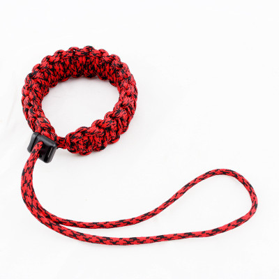

Techlife Solutions Red Color Braided Paracord Camera Adjustable Wrist Strap/ Wristband Strap(Red, Black)