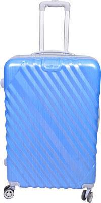 

PRAGEE EXCLUSIVE STYLISH CHECK IN TROLLEY BAG Check-in Luggage -  inch(Blue