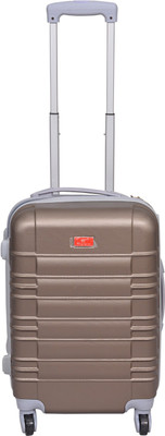 

PRAGEE EXCLUSIVE STLYLISH  INCHES CHECK IN LUGGAGE TROLLEY BAG Cabin Luggage -  inch(Gold