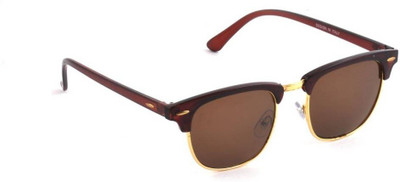 

Fashionplaza Wayfarer, Rectangular Sunglasses(Brown
