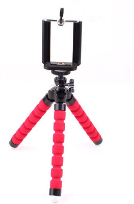 

Techlife Solutions ed Flexible Octopus Style Big Tripod For Mobile Phone, Camera, DSLR, Smartphones With Universal Mobile Monopod Mount Adapter Tripod(Red, Supports Up to 500 g)