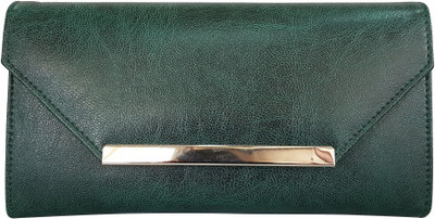 

Toteteca Bag Works Women Casual Green Artificial Leather Wallet(10 Card Slots)