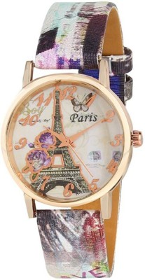 keepkart 005 Paris Affil Tower New Arrival Fashion Love And Attractive Dial With Printed Leather Strap For Women And Girls Watch  - For Girls   Watches  (Keepkart)