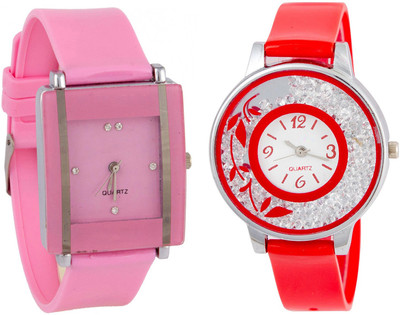 View Keepkart Glory Classic Stylish Beautiful And Attractive PU Strap Multicolour 029 Analouge Watch For Women And Girls Watch  - For Girls Wrist Watches Price Online(Keepkart)