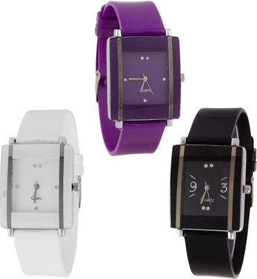 View Keepkart Glory Classic Stylish Beautiful And Attractive PU Strap Multicolour 043 Analouge Watch For Women And Girls Watch  - For Girls Wrist Watches Price Online(Keepkart)