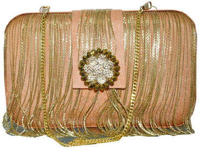 

Falah Party Maroon, Orange, Brown, Purple, Pink Clutch, Brown;maroon;orange;pink;purple
