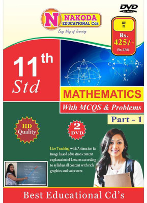 

Nakoda Educational DVDs Mathematics part 1 For Standard 11 Maharashtra Board(DVD)