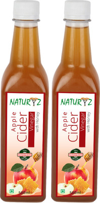 

NATURYZ With the Goodness of Honey and Mother Vinegar Apple Cider Vinegar(2x250 ml, Unflavoured Flavored)