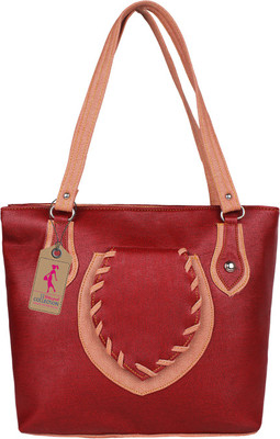 

Ritupal Collection Hand-held Bag(Maroon)