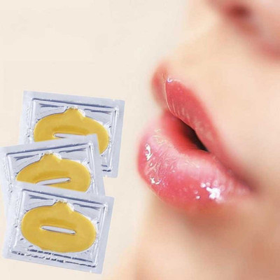 

Born Pretty 5 PCS Gold Collagen Crystal Lip Mask Lip Care Gel Mask Moisturizing Hydrating Repair Remove Lines Blemishes Fuller Lip Care(25 ml, Golden)