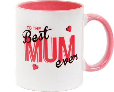 

Floweraura I'm Awesome, Mom Ceramic Mug(350 ml), Multicolor