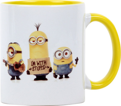 

Floweraura Crazy Little Things Ceramic Mug(350 ml), Multicolor