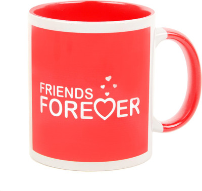 

Floweraura Close To The Heart Ceramic Mug(350 ml), Multicolor
