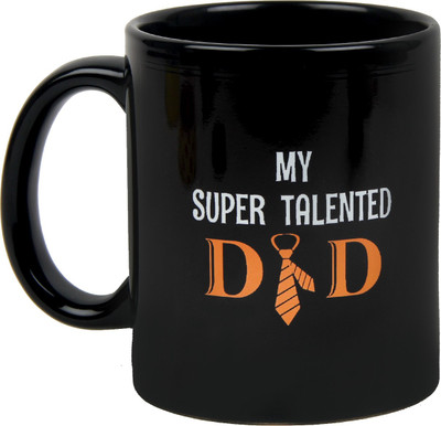 

Floweraura Awesome Dad Recipe Ceramic Mug(350 ml), Multicolor