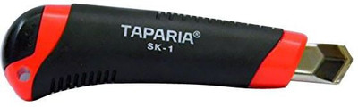

Taparia SK-1 M Snap of cutter Rubber Grip Guillotine Paper Cutter(Set Of 1, Red and black)