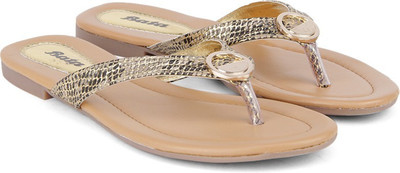 

Bata Women Golden Flats