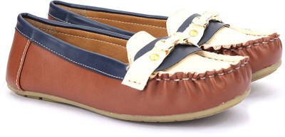 

Carlton London CLL-3691 Loafers For Women(Multicolor, Brown