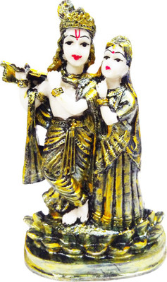 

FABZONE Marbel Look Lord Radha Krishna Love Couple Statue Hindu God Makhan chor/Laddu Gopal Sculputer Handicraft Idol janmashtami Decorative Spiritual Diwali Puja Vastu Showpiece Figurine - Religious Pooja Gift Item & Murti for Mandir / Temple / Home / Of