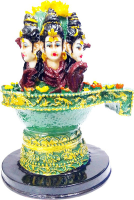 

FABZONE Antique Finish Lord Shiva Shanker Shivling Statue Hindu God Bholenath Sign Sculputer Handicraft Idol Shivratari,Diwali Decorative Spiritual Puja Vastu Showpiece Figurine - Religious Pooja Gift Item & Murti for Mandir / Temple / Home / Office Decor