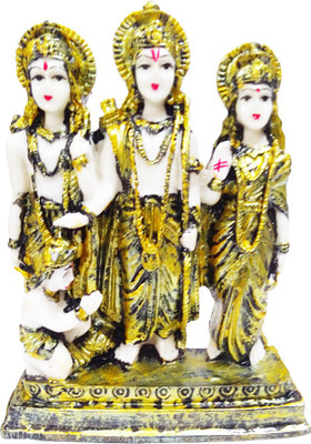 

FABZONE Marbel Look Lord Mahavir Hanuman Ramdarbar Hindu God Bajrangbali Sculputer Handicraft Idol Diwali Decorative Spiritual Puja Vastu Showpiece Figurine - Religious Pooja Gift Item & Murti for Mandir / Temple / Home / Office Decorative Showpiece - 11 
