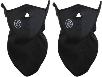 

Red Bravo'S Black Bike Face Mask for Men & Women(Size: Free, Balaclava)