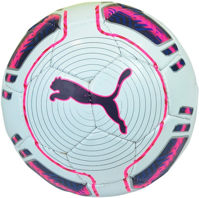 Puma EVO SPEED HARDGROUND 4 (WHITE/PINK) Football - Size: (Pack of 1, White, Pink