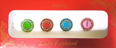 

Lady Fashion Beautiful Fancy Forehead Multicolor Bindis(Fancy)